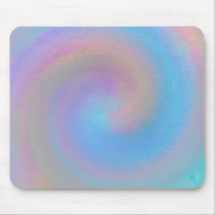 Iridescent Spiral Mouse Pad