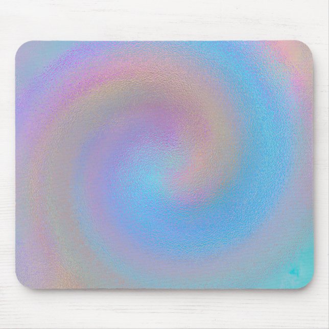 Iridescent Spiral Mouse Pad (Front)