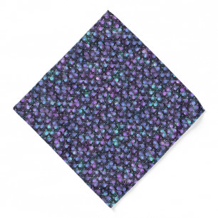 Iridescent Spiral Pattern - Custom Pocket Square, Bandana