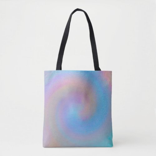 Iridescent Spiral Tote Bag