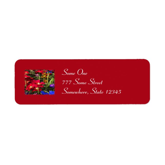 Iridescent Spring Address Labels (Front)
