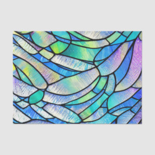 Iridescent Stained Glass Effect Decoupage Tissue Paper
