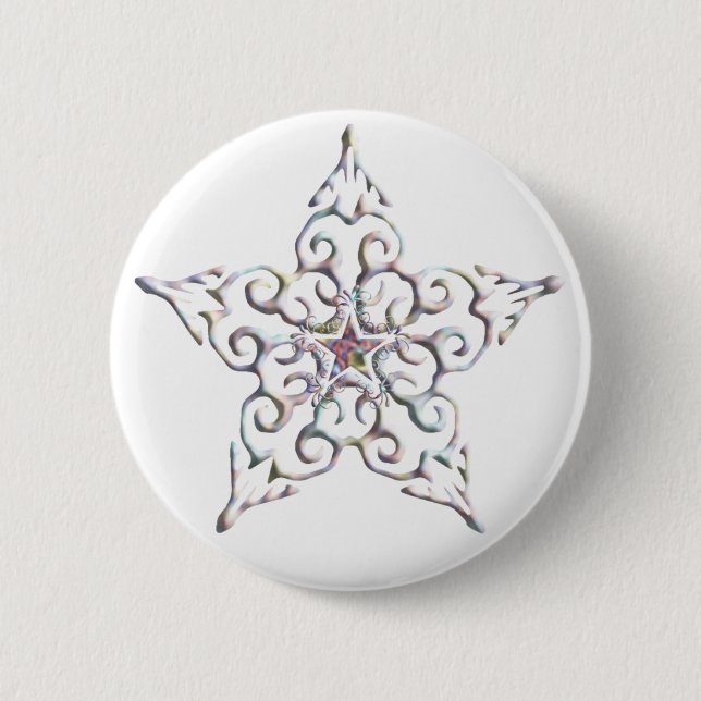 Iridescent Star Button (Front)