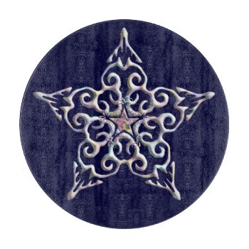 Iridescent Star Cutting Board by atteestude at Zazzle