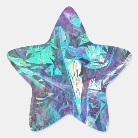 iridescent star sticker | Zazzle.com