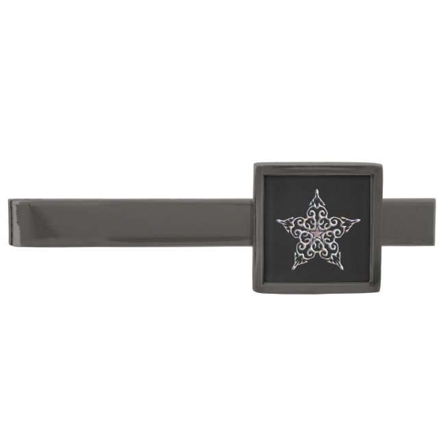 Iridescent Star Tie Bar (Front)