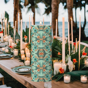 Iridescent Tropics Pillar Candle
