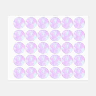 iridescent unicorn skin faux holographic texture labels