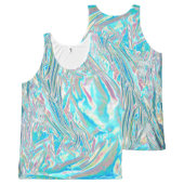 Iridescent Unisex Tank Top (Front and Back)