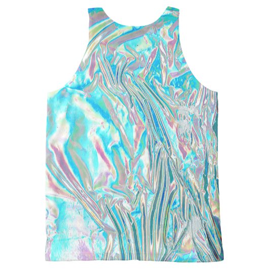 Iridescent Unisex Tank Top (Back)