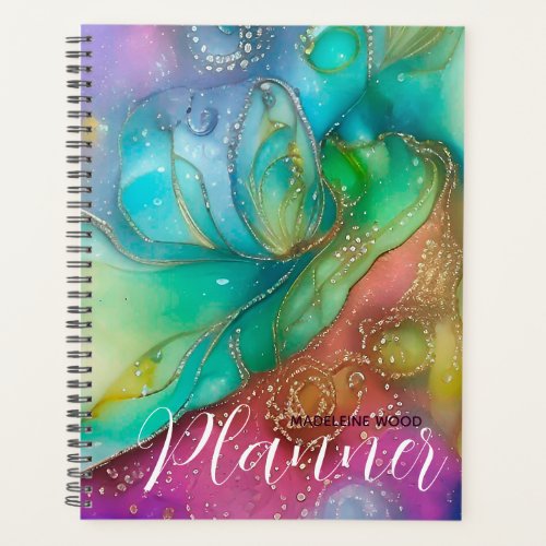 Iridescent Watercolor Planner