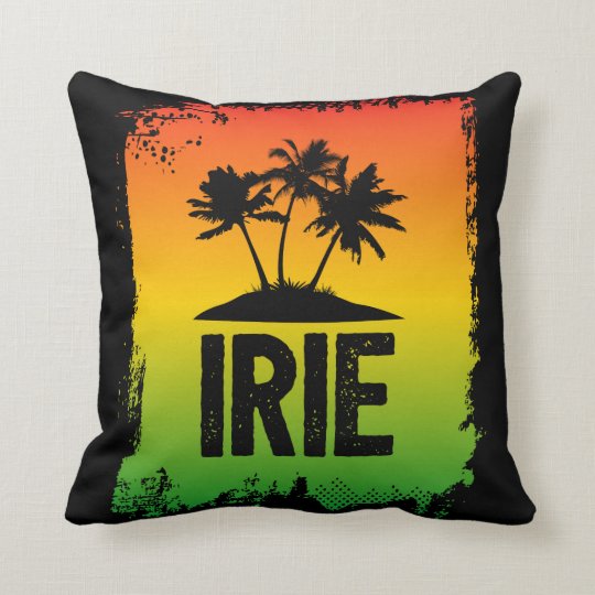 Irie Jamaican Chill Out Hello Slang Sunset Throw Pillow Zazzle Irie Jamaican Chill Out Hello Slang Sunset Throw Pillow