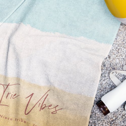 Irie Vibes  Ombre Beach Sun  Sand Monogram Beach Towel