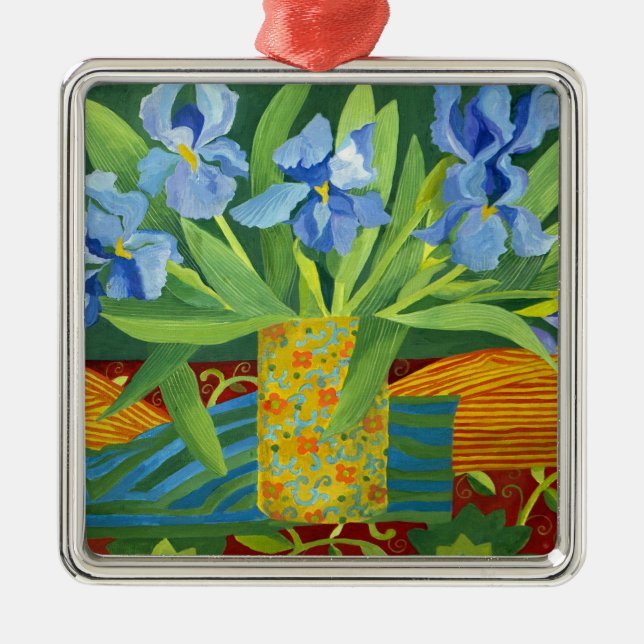 Iris 2014 metal ornament (Front)