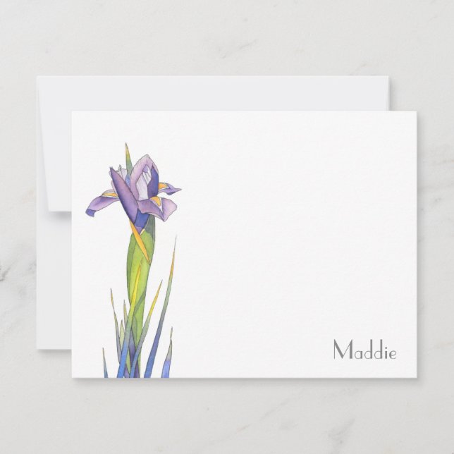Iris 2 note card (Front)