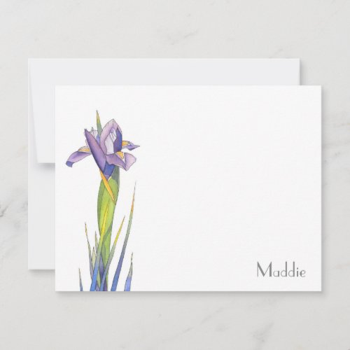 Iris 2 note card