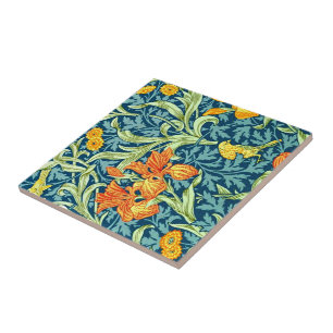 Iris, a William Morris pattern, Ceramic Tile