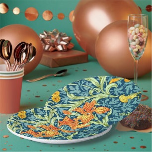 Iris, a William Morris pattern, Paper Plates