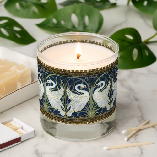 Iris and Rush Swan Pattern Walter Crane Scented Candle