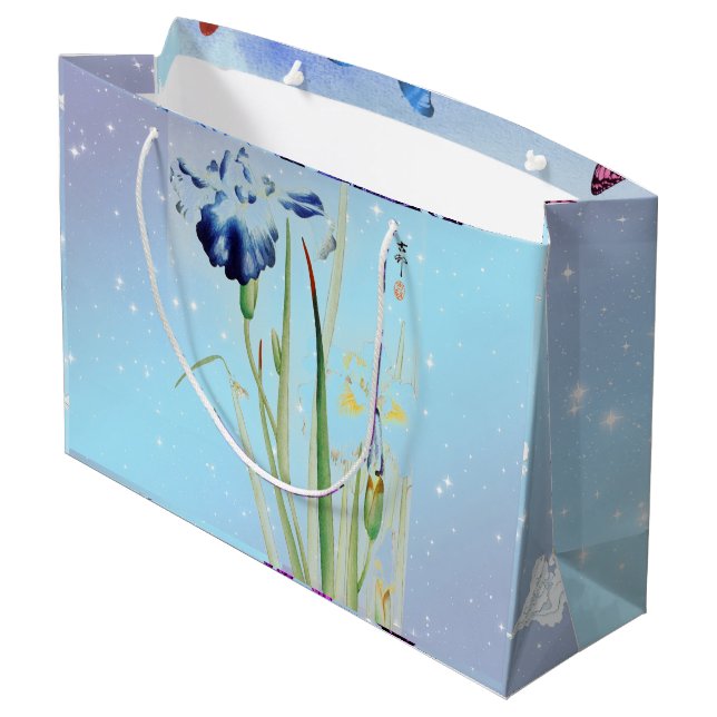 IRIS AND STARS Gift Bag (Back Angled)