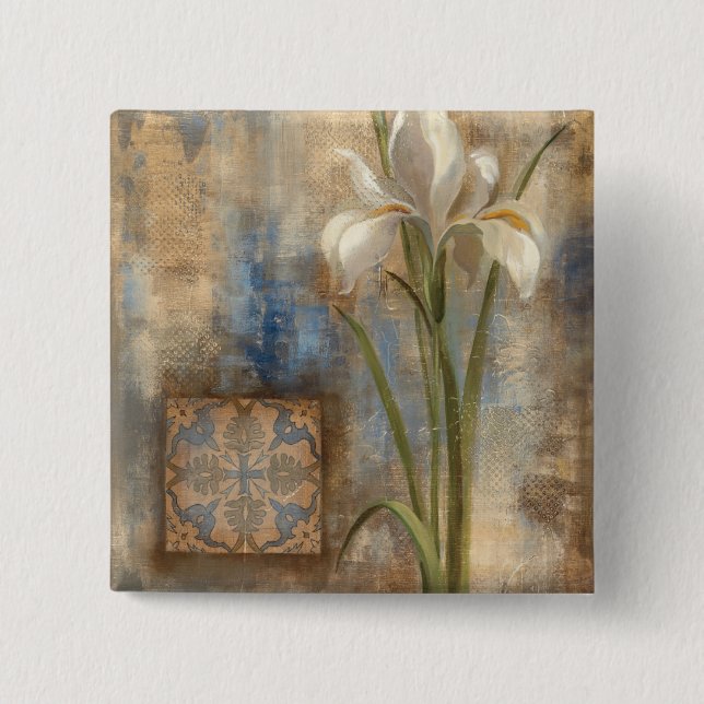 Iris and Tile Button (Front)