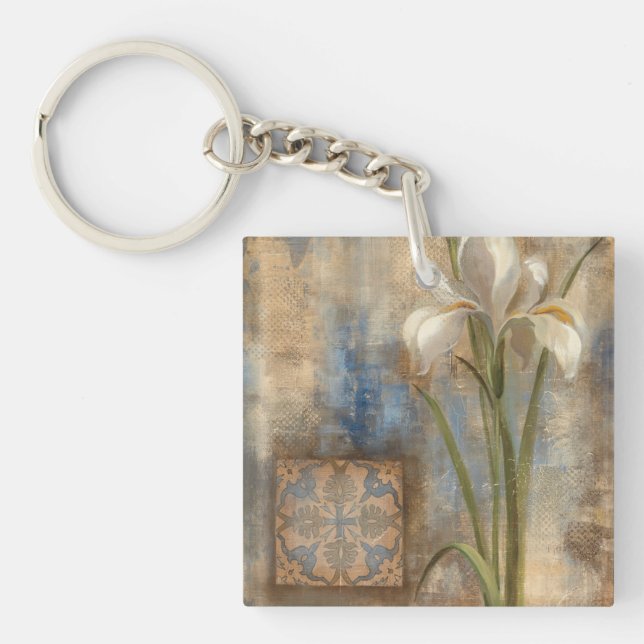 Iris and Tile Keychain (Front)