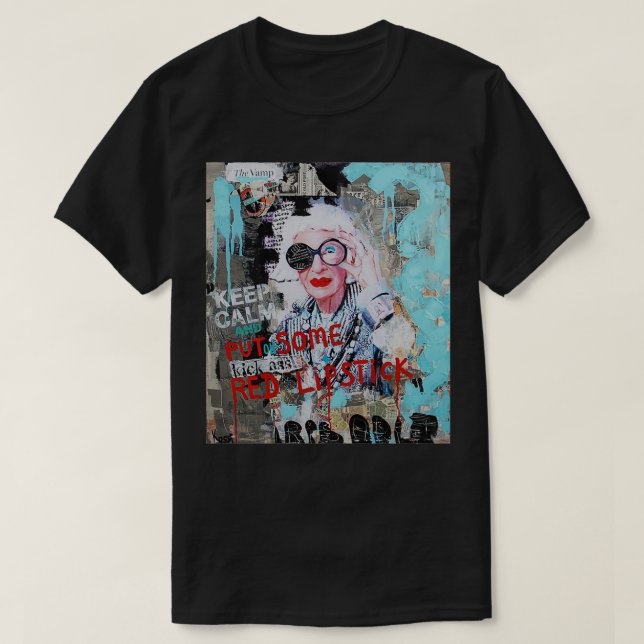 Iris Apfel T-Shirt (Design Front)