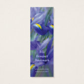 Iris Bouquet Art Bookmark (Back)