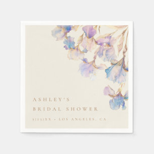 Iris Bridal Shower Napkins