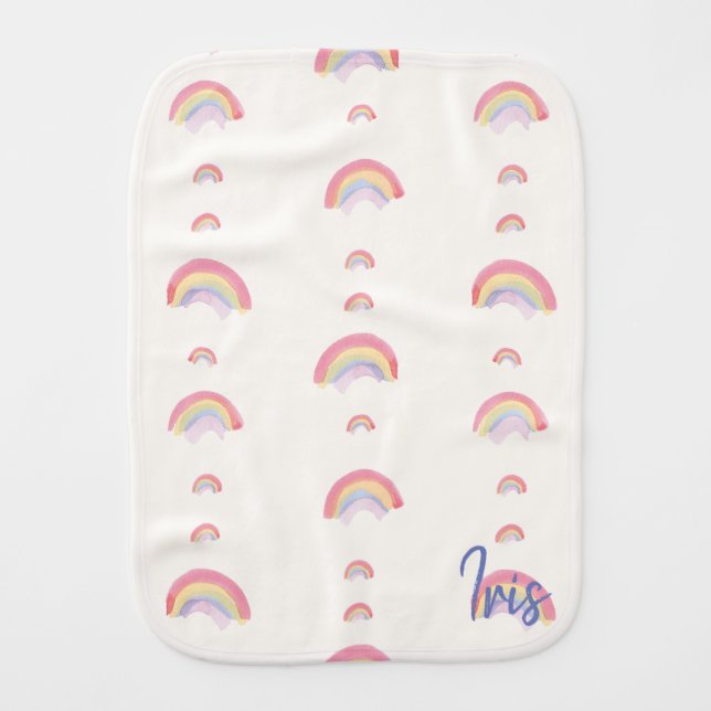 Iris Burp Cloth (Front)