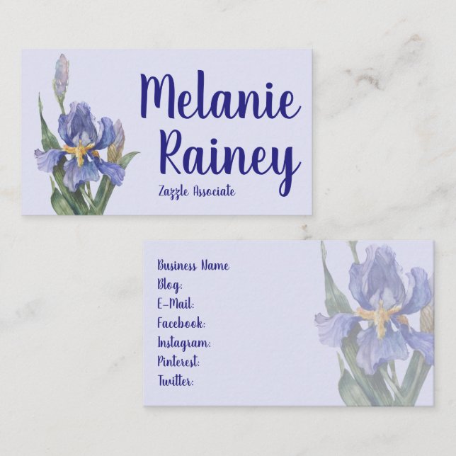 Iris Business Card (Front/Back)