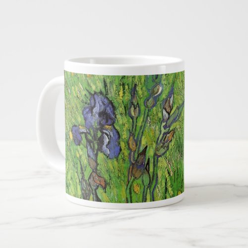 Iris by Vincent van Gogh Vintage Garden Fine Art Large Coffee Mug