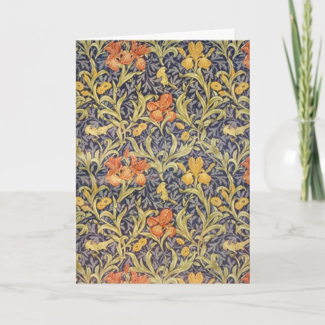 “Iris” by William Morris Card (Front)