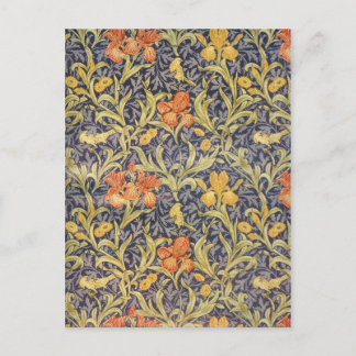 “Iris” by William Morris Postcard
