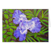 Iris Card (Front Horizontal)