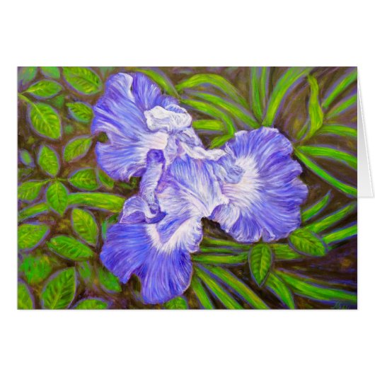 Iris Card (Front Horizontal)