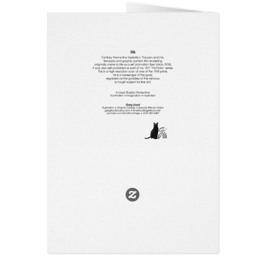 Iris Cards (Back)