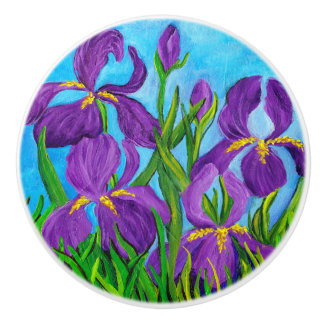 Iris Ceramic Knob