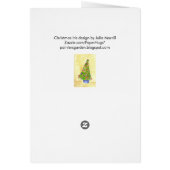 Iris Christmas Tree Card (Back)