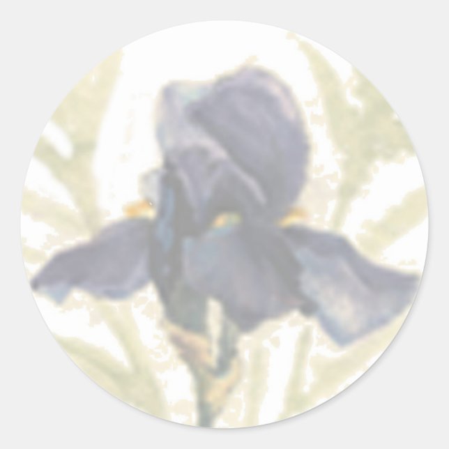 Iris Classic Round Sticker (Front)