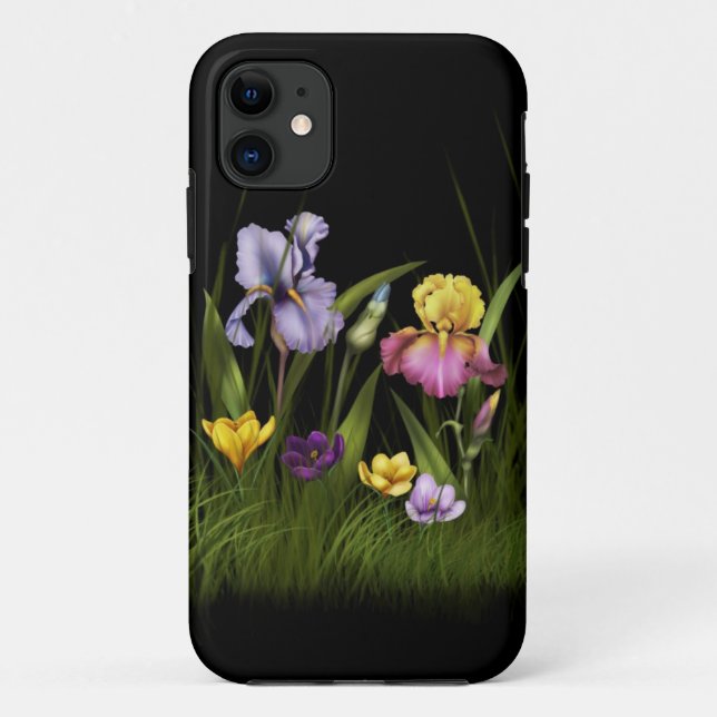 Iris & Crocus iPhone4 Case-Mate iPhone Case (Back)