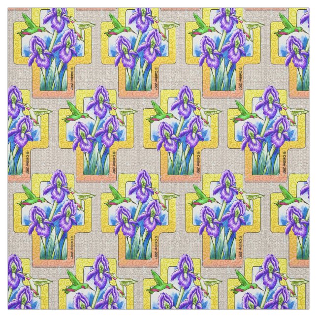 Iris Cross Christian Fabric (Swatch)