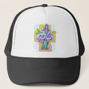Iris Cross christian hat