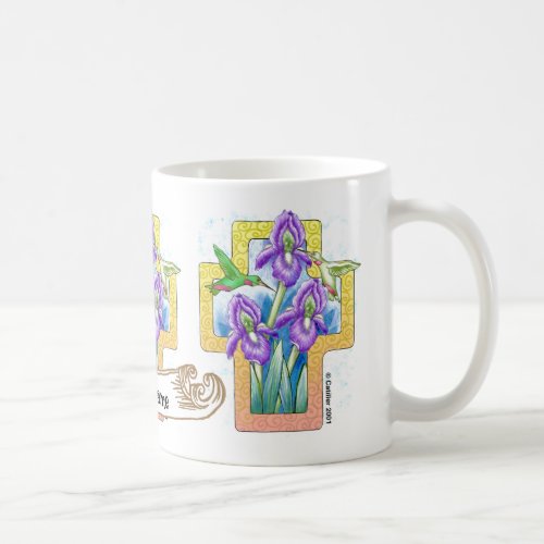 Iris Cross Coffee Mug