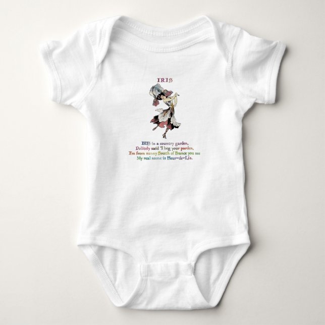 IRIS - Cute clothing designs for Babies & Toddlers Baby Bodysuit (Front)
