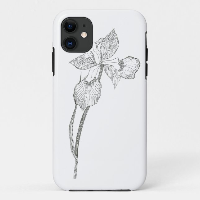 Iris Drawing iphone5 case (Back)