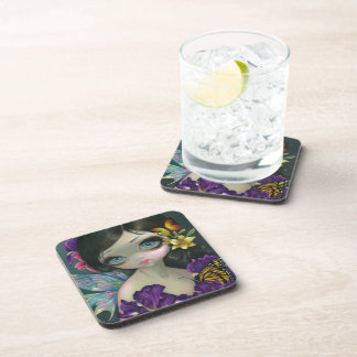 "Iris Enchantment" Coaster