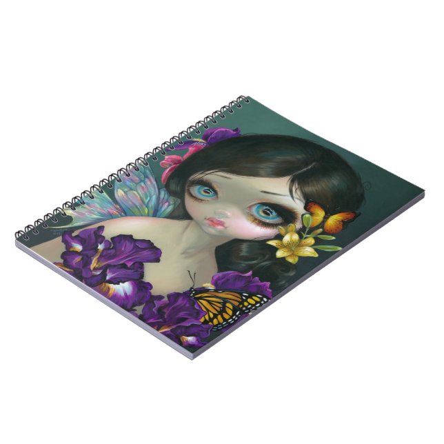"Iris Enchantment" Notebook (Left Side)