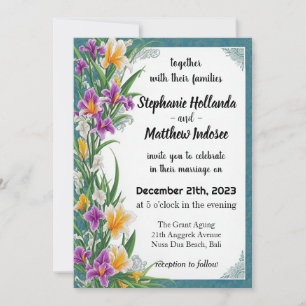 Iris Faith Wisdom Eternal Love Loyalty Connection Invitation