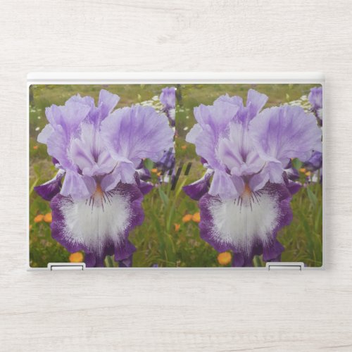 Iris Floral Watercolour Painting Flowers Nature HP HP Laptop Skin